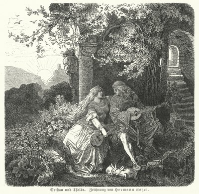 Tristan ve Isolde by Hermann Vogel