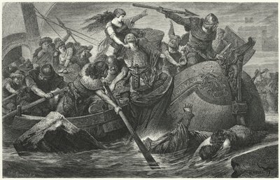 Viking akıncıları by Hermann Vogel