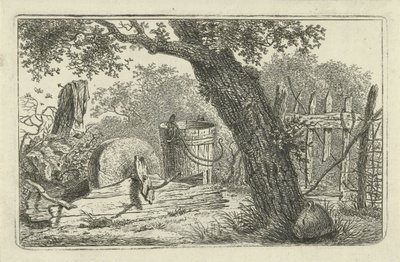 Bileme taşı ile manzara by Hermanus Fock