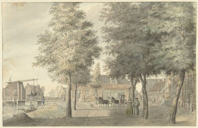Zuilen köyünde meydan by Hermanus Petrus Schouten