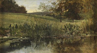 Nehir kıyısında, 1869 by Heywood Hardy