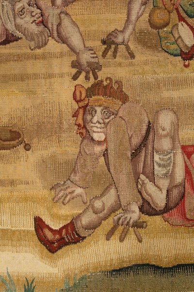 Hieronymus Bosch'un çalışmasından ilham alan goblen, yaklaşık 1560 (altın, gümüş, ipek ve yün) by Hieronymus (after) Bosch