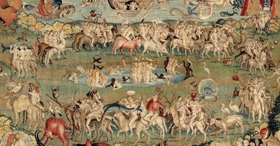 Dünyevi Zevkler Bahçesi. CA. 1560 (goblen) by Hieronymus (after) Bosch