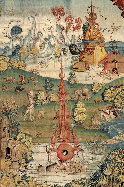 Dünyevi Zevkler Bahçesi. CA. 1560 (goblen) by Hieronymus (after) Bosch