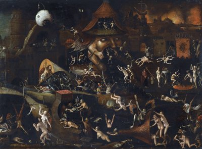 Cehenneme İniş - Cehennemin Tırmığı, Bosch, Hieronymus by Hieronymus (school of) Bosch