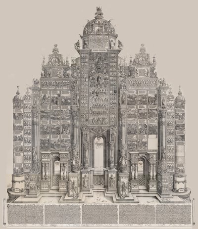 Arch of Honor, 1515, basılmış 151718., 1515, 151718 basılmış. by Hieronymus Andreae