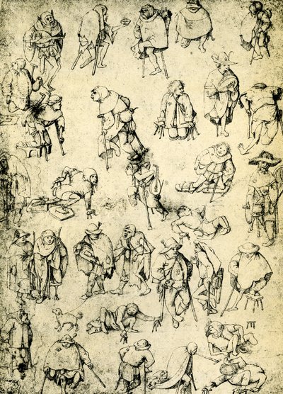 Sakatlar, dilenciler ve dilenci müzisyenler by Hieronymus Bosch