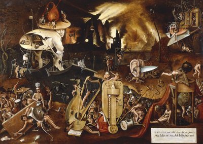 Cehennem, by Hieronymus Bosch