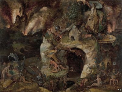 cehennem manzarası by Hieronymus Bosch