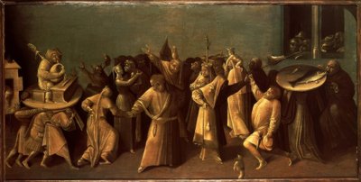 Oruçla Karnaval Savaşı by Hieronymus Bosch