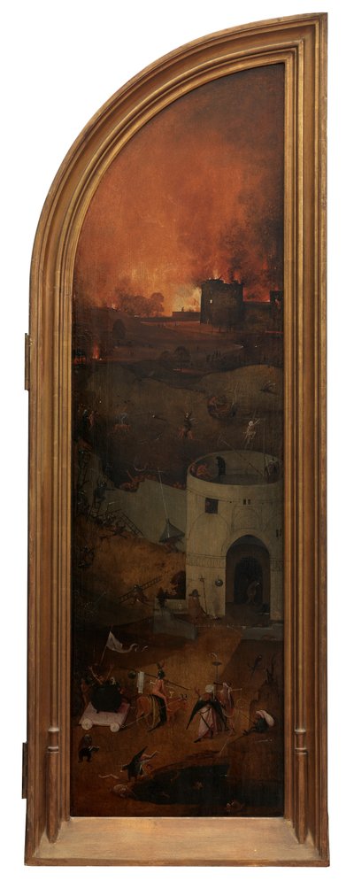 Kıyamet Günü'nün sağ paneli (panel üzeri yağlı boya) by Hieronymus Bosch
