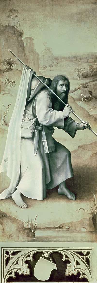 Büyük Aziz James, Son Yargı Sunağının Sol Kanadının Dışı by Hieronymus Bosch