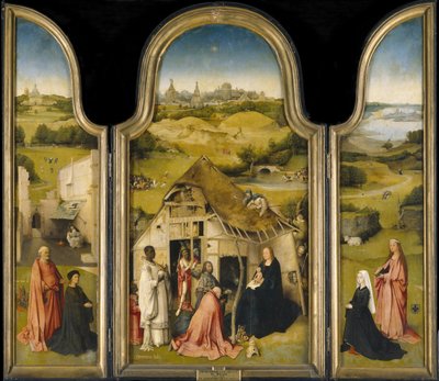Kralların Hayranlığı, c. 1495 by Hieronymus Bosch