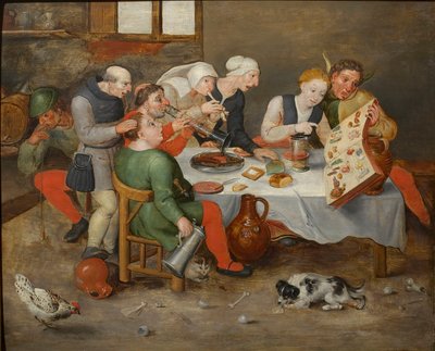 Bacchus Şarkıcıları, 1580. by Hieronymus, Bosch