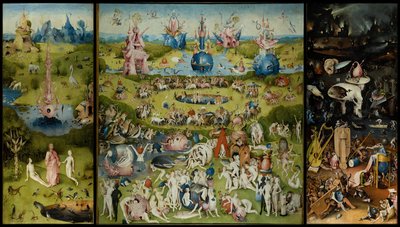 Dünyevi Zevkler Bahçesi, 1490-1500 by Hieronymus Bosch