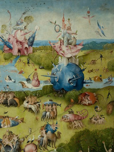 Dünyevi Zevkler Bahçesi, 1490-1500 by Hieronymus Bosch