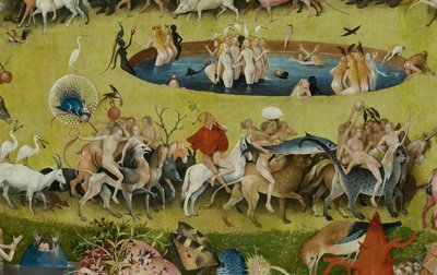 Dünyevi Zevkler Bahçesi, 1490-1500 by Hieronymus Bosch