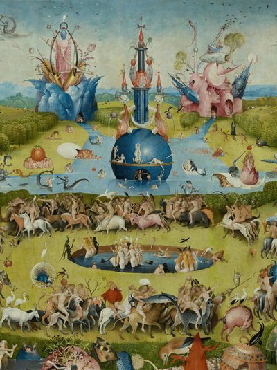 Dünyevi Zevkler Bahçesi, 1490-1500 by Hieronymus Bosch
