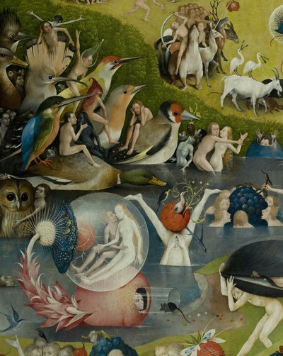 Dünyevi Zevkler Bahçesi, 1490-1500 by Hieronymus Bosch