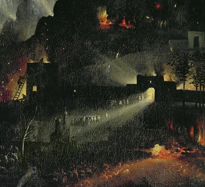 Dünyevi Zevkler Bahçesi, c.1500 (3425 detayı) by Hieronymus Bosch