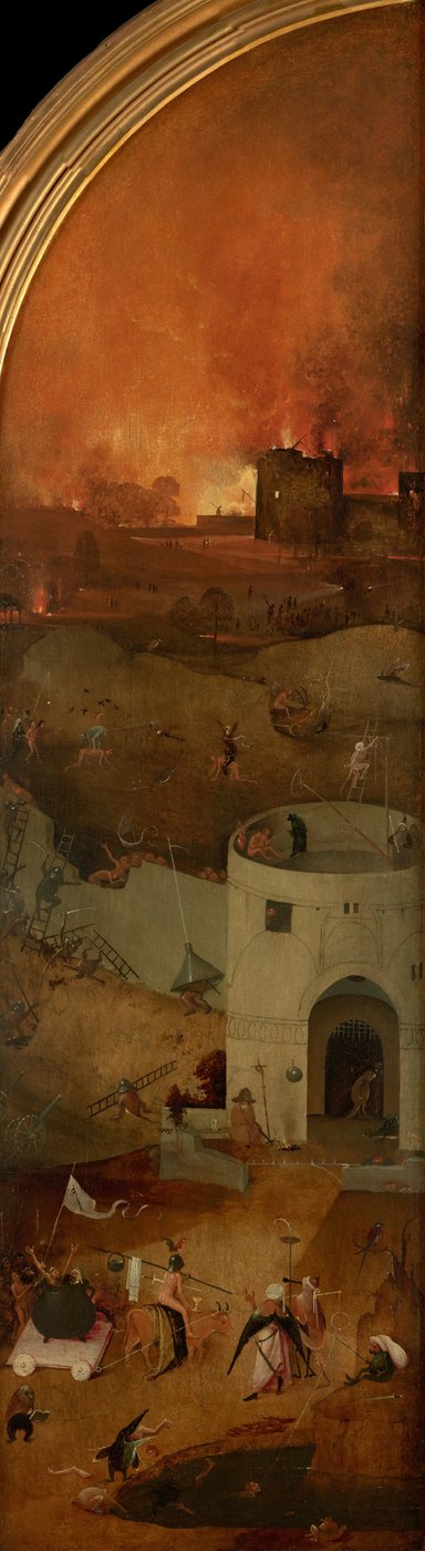 Son Yargı Üçlemesi, sağ panel, yaklaşık 1490-1510. by Hieronymus Bosch