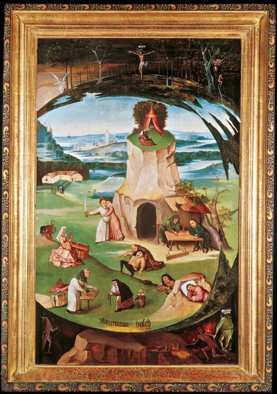 Yedi ölümcül günah by Hieronymus Bosch