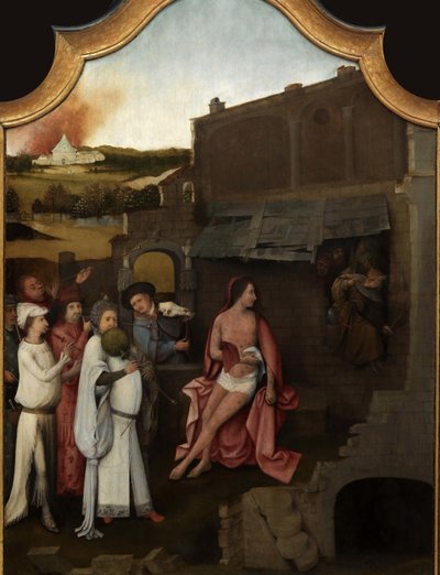 Job Central panosunun Triptik, 16. yüzyılın ilk çeyreği.. by Hieronymus, Bosch
