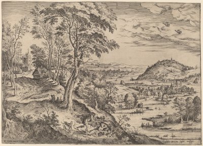 Cephalus ve Procris by Hieronymus Cock