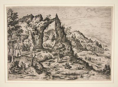 Judas ve Thamar, İncil ve Mitolojik Sahnelerle Manzaralardan by Hieronymus Cock