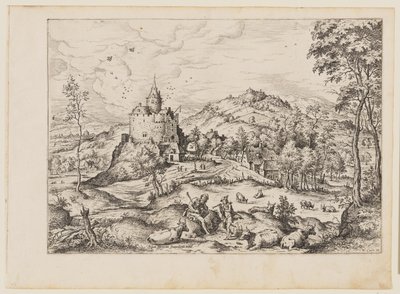 Mercury Lulling to Sleep Argus, İncil ve Mitolojik Sahnelerle Manzaralar