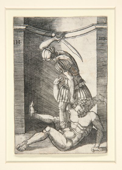Çıplak Bir Adamı Öldüren Asker by Hieronymus Hopfer