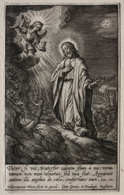 Tutku: Bahçedeki Acı by Hieronymus Wierix