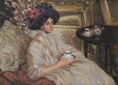 İkindi Çayı, 1917. by Hilda Fearon