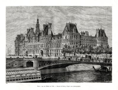 Belediye Binası, Paris, Fransa, 1886 by Hildibrand