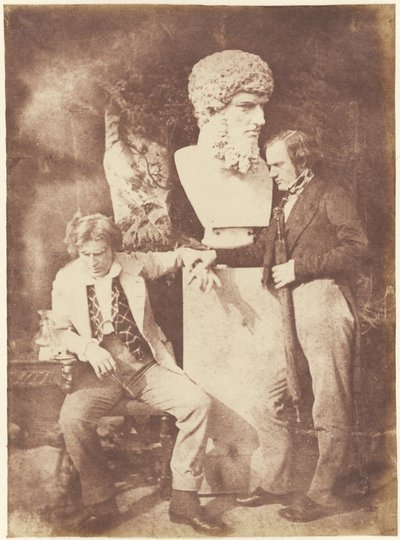 D. O. Hill ve Profesör James Miller by Hill and Adamson