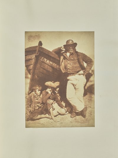 [James Linton ve üç oğlu] by Hill and Adamson