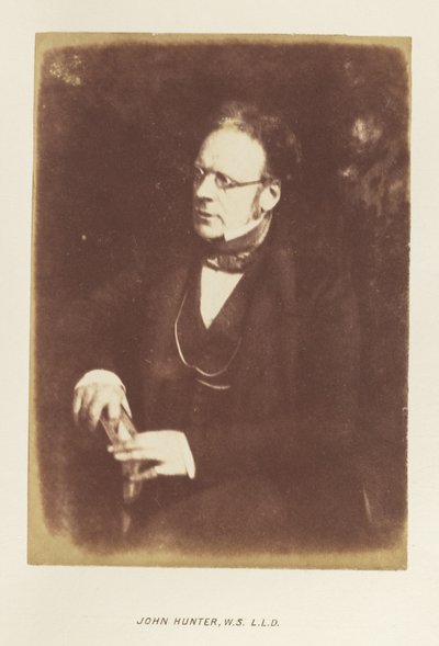 [John Hunter, W.S. L.L.D.] by Hill and Adamson