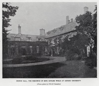 Frewin Hall, King Edward VII