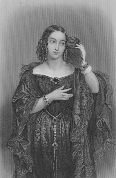 Sontag, Anna (gravür) by Hippolyte Delaroche