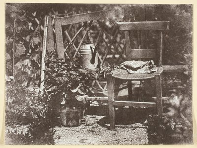 Bir Bahçede Sandalye, 184250, 1965 basılmış. by Hippolyte Bayard