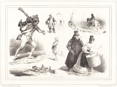 Sosyal Vinyetler by Hippolyte Bellange