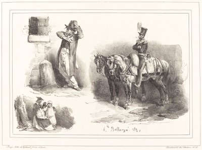 üç vinyet by Hippolyte Bellange