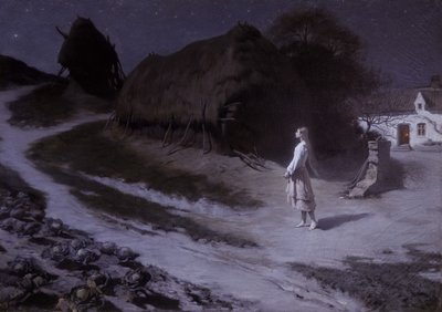 Genç Pastoure (Joan of Arc), Salon 1884 (tuval üzerine yağlı boya) by Hippolyte Berteaux