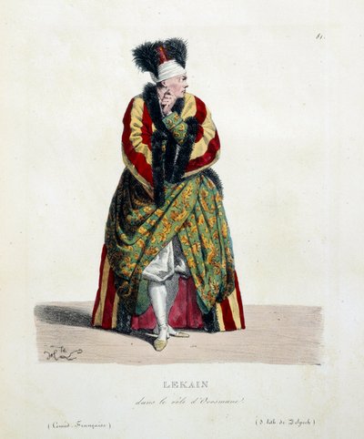 Fransız aktör Henri Louis Cain, Voltaire
