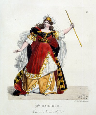 Fransız aktris Mademoiselle Raucourt (ö. 1815) Comedie Francaise