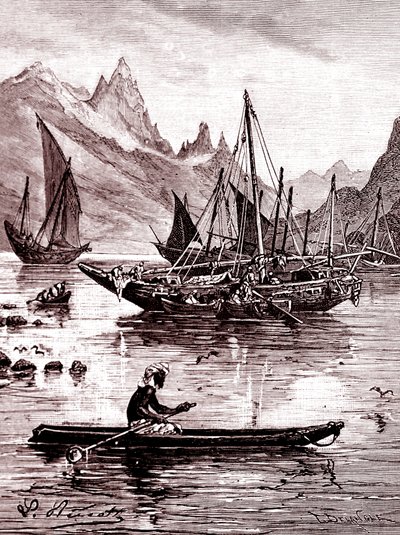 Kızıldeniz (Mısır tarafı) by Hippolyte Leon Benett