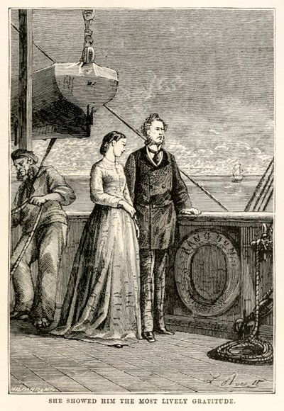 Henri-Théophile Hildebrand (1824-97), 1873 tarafından oyulmuş Jules Verne (1828-1905) tarafından Seksen Günde Devri Alem