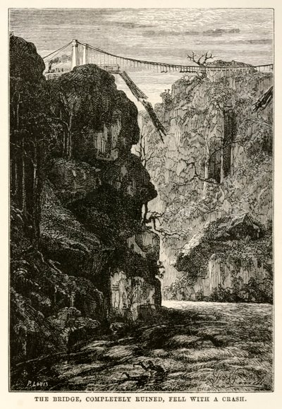 Tamamen harap olan köprü, Jules Verne