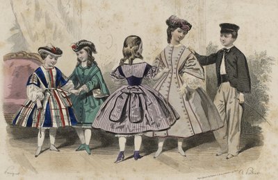 İsimsiz, Nisan 1861 (el boyaması gravür) by Hippolyte Louis Pauquet