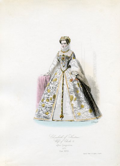 Avusturyalı Elizabeth by Hippolyte Louis and Polydore Pauquet